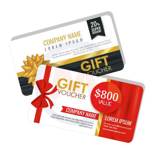 In thẻ quà tặng, voucher