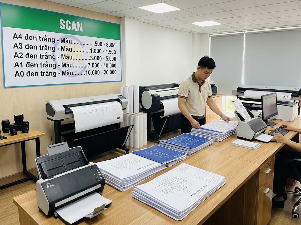 Dịch Vụ Scan Tài Liệu, Bản Vẽ Khổ Lớn Uy Tín Chuyên Nghiệp