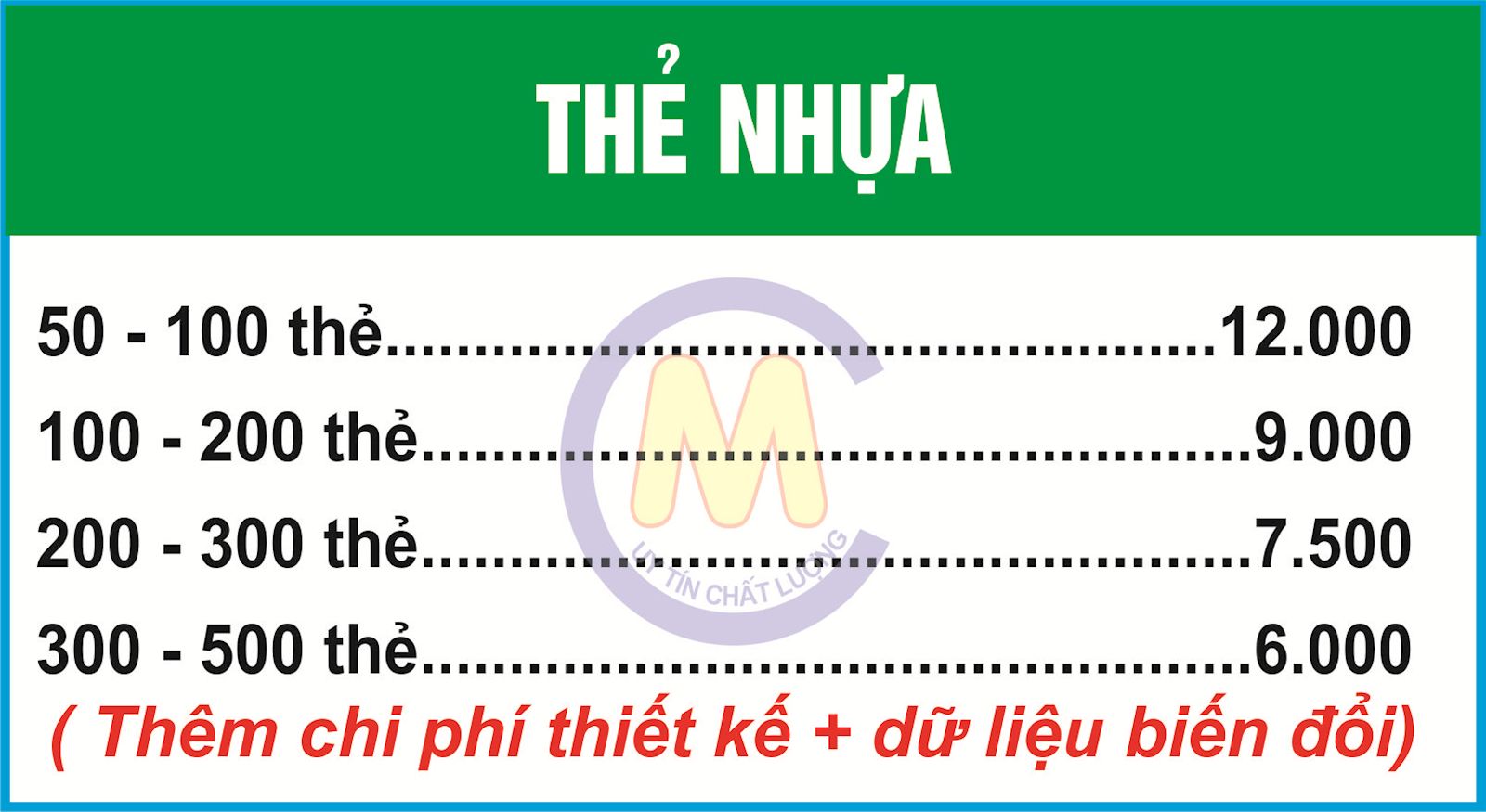 Dịch Vụ In Thẻ Nhựa PVC Theo Yêu Cầu Uy Tín, Lấy Nhanh, Giá Xưởng